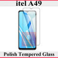 itel A49 Glass Protector Polish Screen Tempered For itel A49. 