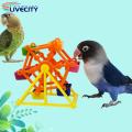 Parrot Toy Stable Structure Parrot Food Feeder Bird Windmill Toy. 