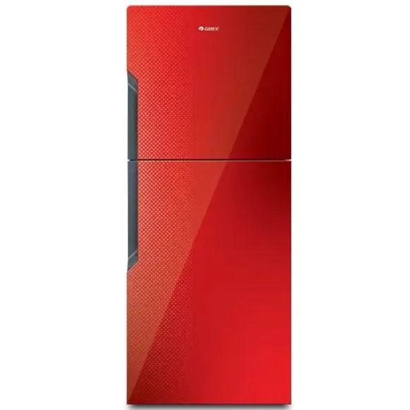 GREE%20GR-E8768G-CR2%20Everest%20Series%2014%20Cubic%20Feet%20Top%20Mount%20Refrigerator%20Glass%20Door%20Coral%20Red%20-%20Image%202