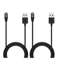 TPE Black Magnetic Charger Cord for Aftershokz Aeropex AS800, Shokz OpenRun Pro,OpenRun,OpenComm Bone Conduction Headphones. 