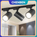 LED Track Light Spotlight 12W 20W 30W 40W 220V Black White Flicker Free Bright Lamp Rail LED Track Lighting Ceiling Spot Lights Fixtures for Accent Retail Kitchen Artwork. 