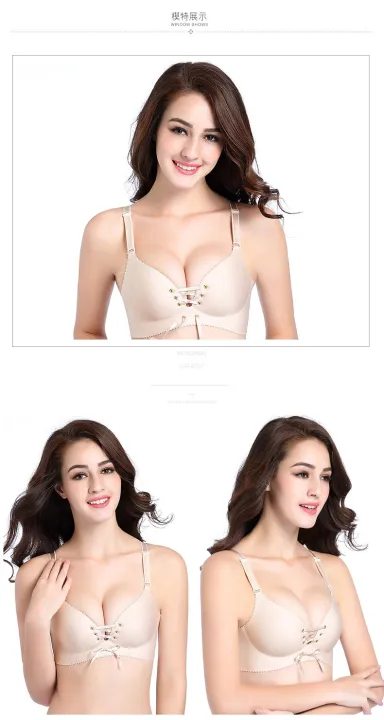 Duoble%20cup%20super%20Push%20Up%20Bra%20With%20Lace%20Up%20Tie%20Front%20%20Bra%20-%20Image%204