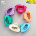 【Thai Hair Accessories】6 Pcs Thai Hair Catchers 2.75 inches - Unbreakable - Made in Thailand. 