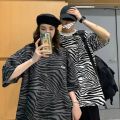 【M-5XL Korean Unisex T-shirt Oversized shirt Fashion tie dye Printed Short Crew neck sleeve Oversized Tshirt oversized shirt for men Couple shirt for men casual top hip hop streetwear. 