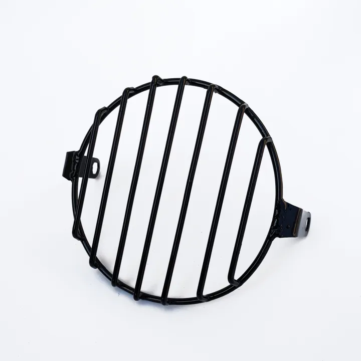 Classic%20Vintage%20Cafe%20Racer%20Motorcycle%20Headlight%20Grill%207inches%207%20Lines,%20Lamp%20Mask%20Metal%20Wire%20Mesh%20-%20Image%205