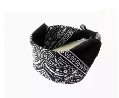 Printed%20Headband/Bandana%20Black%20-%20Image%206