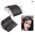 Women Fluffy Invisible Seamless Hair Pads Clip In Hair Extension Lining of Natural Hair Top Side Cover Hair Piece Synthetic Pads. 