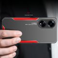 Phone case For OPPO A78 Back cover Heat Dissipation and Anti Drop Aluminum Alloy Back Panel Decorative Strip For OPPO A78 4G Cover cases. 