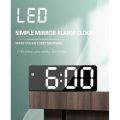 Digital Clock Rechargeable Electric USB Wall Clock. 