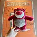 Disney Toy Story Lotso Huggin Strawberry Bear Stuffed Toys Cartoon Cute The Bear Plush Dolls Birthday Gift For Kids Girlfriend. 