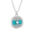 DIY Aromatherapy Necklace Open Locket Jewelry Perfume Essential Oil Diffuser Pendant Magnetic Stainless Steel Aroma Box Necklace. 