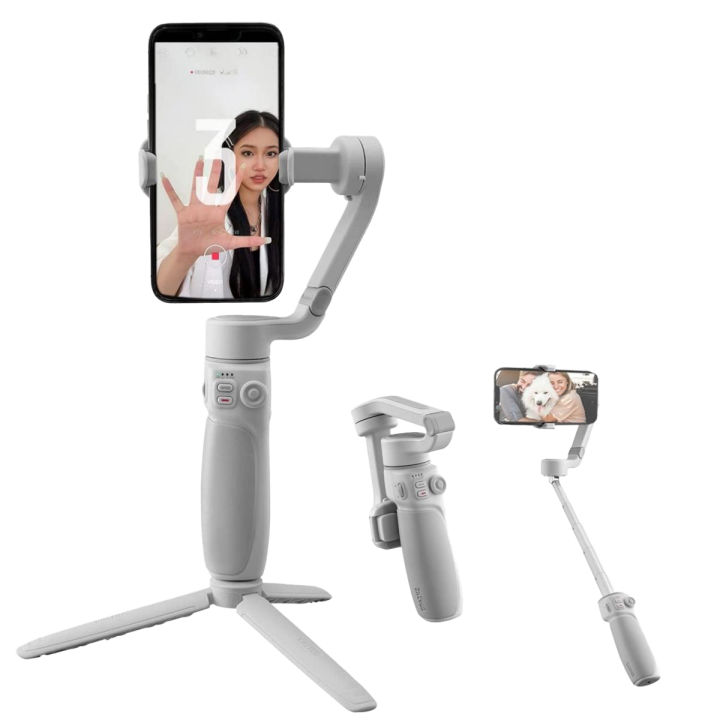 ZHIYUN SMOOTH Q4 Gimbal Stabilizer - 3-Axis Smartphone Phone Gimbal, Built-in Extension Rod, Foldable and Portable