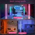 remote control neon affect floor corner lamp , RGB lamp, Tower slim lamp , all colors lamp , metal frame room lamp. 