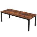 Rectangular Dining Table, 78 inch Long Kitchen Table for 6-8 People. 