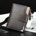 Bentalerry Short Luxury Men Wallets Zipper Coin Pocket Card Holder Male Wallet. 