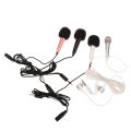 Mini Microphone 3.5mm Portable Karaoke Mic All-in-one Earphone Stereo Wired Headphone In-Ear Headset Singing Artifact. 