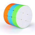 Cylinder Rubik cube 3x3x3 | Cube Puzzle Game | Stickerless Educational Puzzle Cube Toy | Gol Cube with Vivid Colors and Smooth Rotation. 