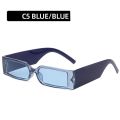 Rectangle Frame Fashion Sunglasses Punk Vintage Design Black Shades Future Fashion Glasses Luxury For Men Women. 