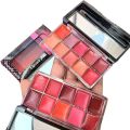 10 SHADES MATTE CREAM LIPSTICK PALETTE WITH MIRROR. 
