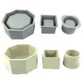 Flower Pot Silicone Mold DIY Large Concrete Cement Pot Mold Square Epoxy Resin Molds Holder Crystal Epoxy Clay Mould Sunlight Super Store. 