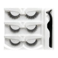 Self adhesive False Eyelashes One piece lashes 3 pairs ZZ. 