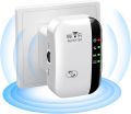 Wireless-N 300Mbps 2T2R Network Router Range Extender | 802.11G/B/N Signal Amplifier | Portable Internet Booster for Home & Office | High-Speed Plug-in Wi-Fi Link Extender | External internal Signal-Strength Enhancer Universal Connectivity Device-White. 