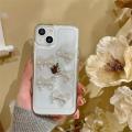 Korea Cute 3D Crystal Bow Transparent Phone Case For iPhone 13 12 11 Pro XS Max X XR 7 8 Plus Stylish Shockproof Soft Back Cover. 