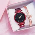 Watchify Fashion Magnetic Wrist Watch for Girls BLACK,GOLDEN,RED,BLUE,PURPLE. 