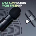 K8 Wireless Microphone, Digital Mini Portable Recording Clip Mic All Type-C Wireless Microphone / K8 New Wireless Lavalier Microphone TYPE-C | Wireless mic | Wireless microphone | Wireless mic for mobile | Wireless microphone for youtube | mic wireless |. 