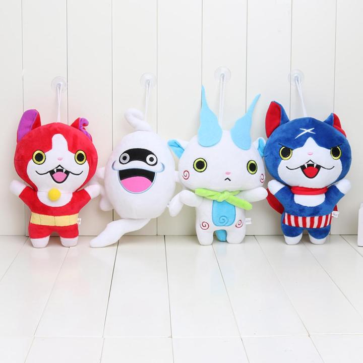 20cm Kawaii Youkai Watch Jibanyan Komasan Whisper Plush Toys Yo-kai Yokai Watch Soft Stuffed Animals Dolls juguetes de peluche