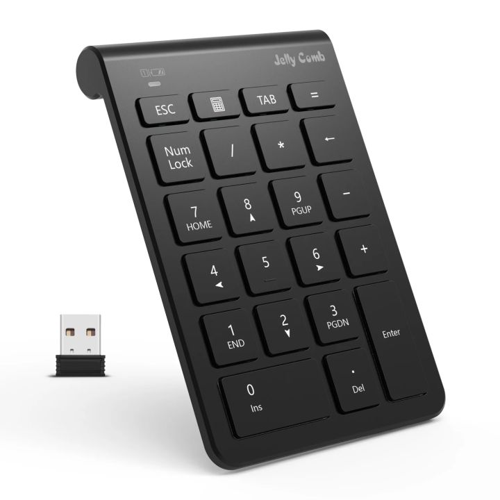 Jelly Comb Wireless Number Pad, 22 Keys Number Pad