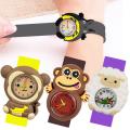 Cartoon Cat/sheep/monkey Watch Children Snap on Slap Wrist Watches Kids Cute Panda Children's Watch Toys for Kid Boy Girl Gift. 