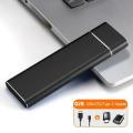 Portable SSD External Hard Drive 4TB High-Speed Drive USB3.1/Type-c Interface Solid State Hard Disk Storage Device for Laptop/PC. 