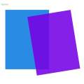2Pcs PVC Translucent Sheet A4 for Lamp Headlight Stage Lighting. 