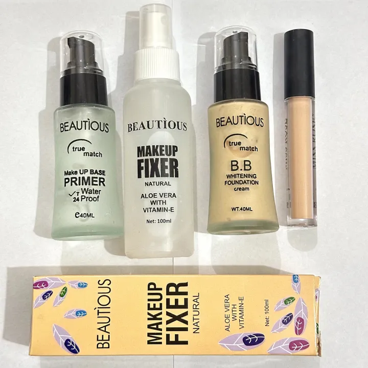 Beautious%20Deal%20of%2004%20Makeup%20Fixer%20+%20Makeup%20Base%20Primer%20+%20Foundation%20+%20Waterproof%20Concealer%20-%20Image%202