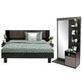 Novak - Bed with sides & Dresser. 