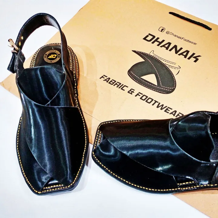 Peshawar%20Zardari%20Handmade%20Peshawari%20Chappal%20In%20Shine%20Mate%20Leather%20Branded%20Shoe%20BZPC-1%20-%20Image%202