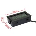 【Footprint】 LCD Digital Thermometer Temperature Hygrometer Humidity Meter With Probe. 