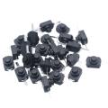 5/10/20 Pcs Black Latching Mini ON/Off Switch Self-Lock Micro Push Button Switch DC 3V to 30V 3A for Light Lamp Wall Outlet DIY SMD Flashlight. 