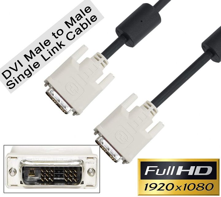 DVI-D%20Single%20Link%20Cable%2018+1%20Male%20to%2018+1%20Male%20DVI-D%20Digital%20Video%20Monitor%20Cable%204.5%20feet%20Brand%20New%20-%20Image%203