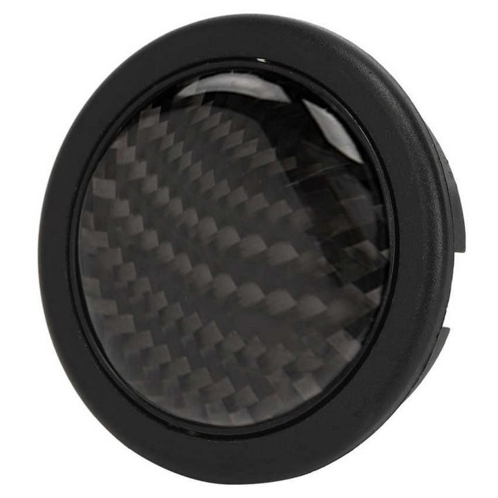 Carbon Fiber Horn Push Button for 6 Bolts MOMO Steering Wheel Auto Car Modified Parts