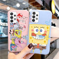 Funny SpongeBob SquarePants Phone Case for Samsung Galaxy A32 M32 5G Patrick Star Back Cover for Samsung A32 4G A M 32 5G Cases. 