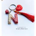 Alphabetical keychains, letter N. 