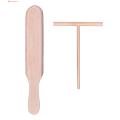 Pancake Flipping Spatula Non-stick Wooden Pancake Spatula Crepe Spreader Set Durable Kitchen Tool for Homes Wooden Pancake Turner. 