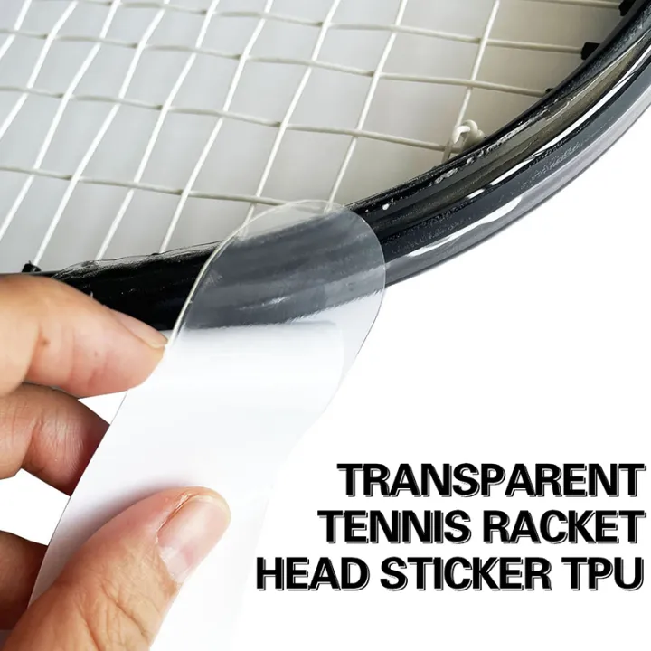 Head Protector Racket Transparent Tennis Racket Head Protector To Prevent The Racket Frame ...
