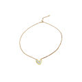 XL Japanese And Korean Ins Love Necklace Light Luxury Minority Design Choker Fashion Simple Necklace Wholesale. 