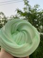 MINT LEAVE ! 4oz  Super fluffy and inflammatory slime .. 