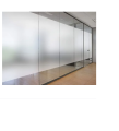 2Pc Frosted Window Film,Bathroom Office Privacy Glass Sticker,DIY Decorative Smart Film Static Cling,No Glue Removable 40 X 100cm. 