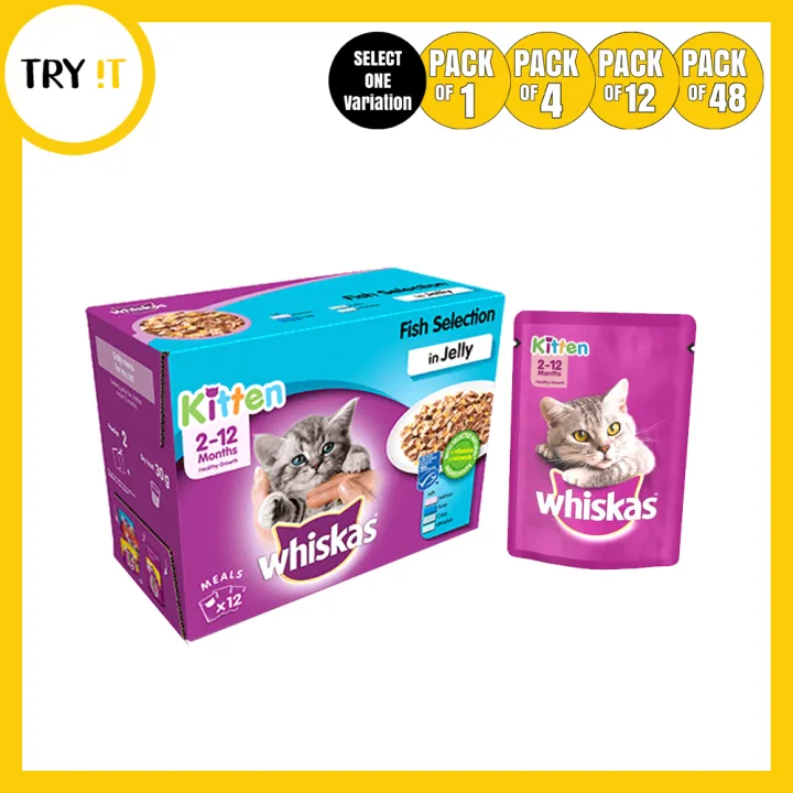 Whiskas%20Sachet%20Kitten%20Fish%20Selection%20Jelly%20-%2085gm%20-%20Cat%20Food%20-%20Image%204