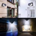 Solar Lights Outdoor, Upgraded 100 LED Solar Motion Sensor Security Lights [1800mAh] Solar Wall Lights 270º Solar Powered Lights Waterproof Solar Lamp with 3 Modes for Garden [2 Pack]. 